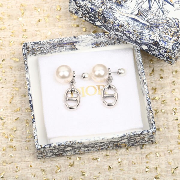 D pearl drop CD Earrings.JW01 - Image 2