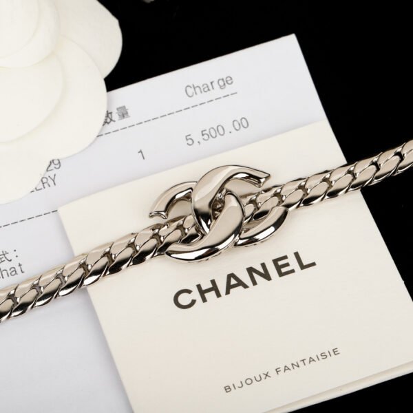 Snake bone Choker double C necklace.JW01 - Image 3