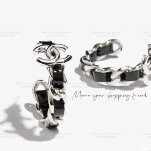 Classic Leather and Chain design, denim leather and metal chains. JW01