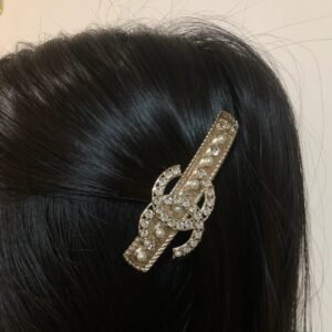 Double C Pearl and Diamond Hairpin.JW01