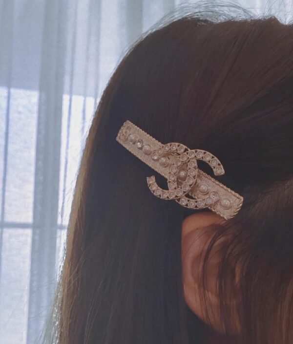 Double C Pearl and Diamond Hairpin.JW01 - Image 5