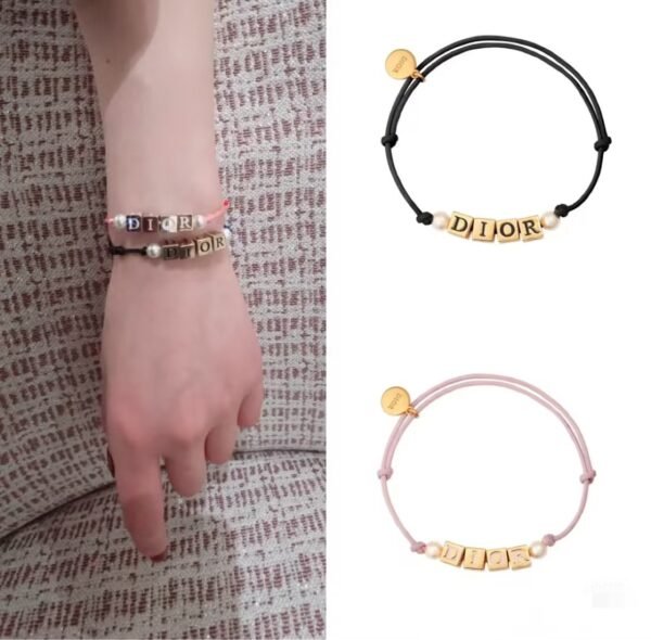 Dice letter square bracelet.JW01