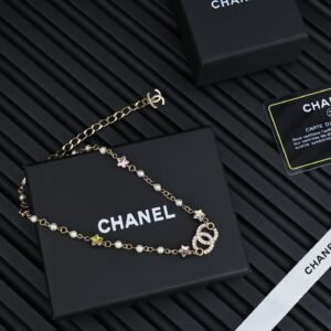Colorful star letter necklace for spring and summer.JW01