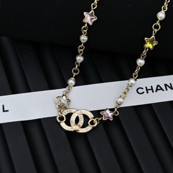 Colorful star letter necklace for spring and summer.JW01 - Image 3