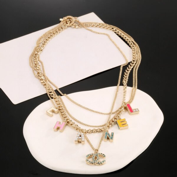 Swarovski Rhinestone multi-layer chain design same material as original.JW01 - Image 2