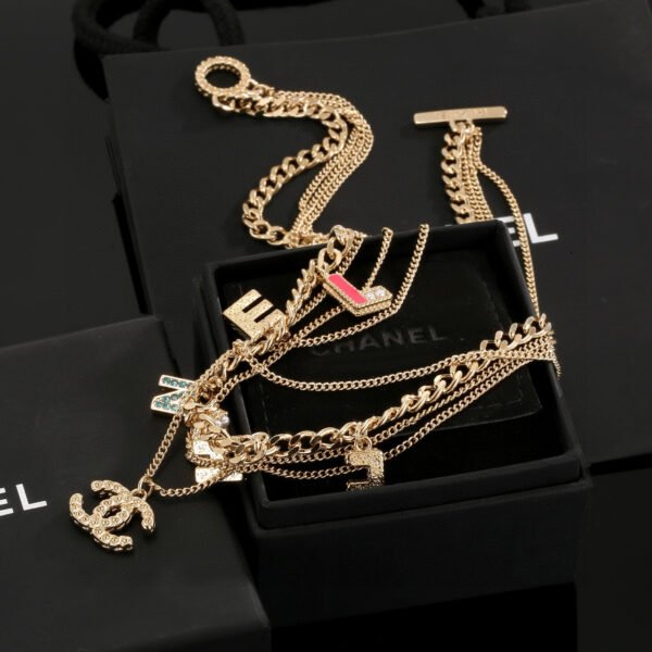 Swarovski Rhinestone multi-layer chain design same material as original.JW01 - Image 4