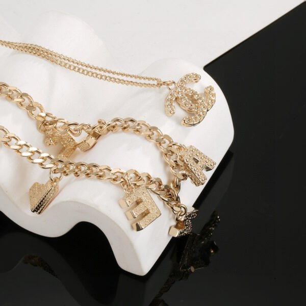 Swarovski Rhinestone multi-layer chain design same material as original.JW01 - Image 7