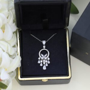 5A Zirconium diamond, sub-gold material,18K gold layer.JW01