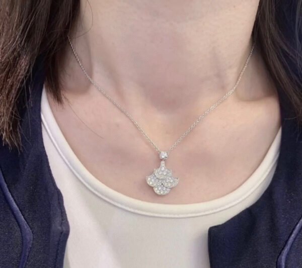 5A Zirconium diamond craftsmanship,sub gold material,18k gold layer Necklace.JW01 - Image 2