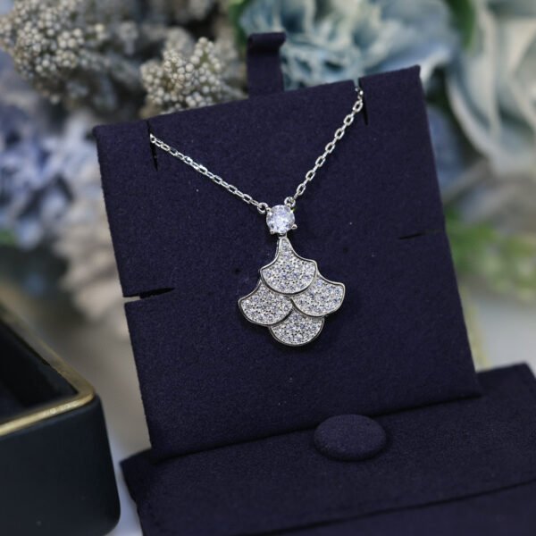 5A Zirconium diamond craftsmanship,sub gold material,18k gold layer Necklace.JW01 - Image 4