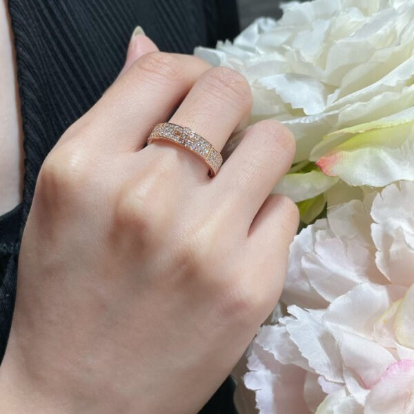 18K Gold plated Swarovski diamonds Ring.JW01 - Image 2