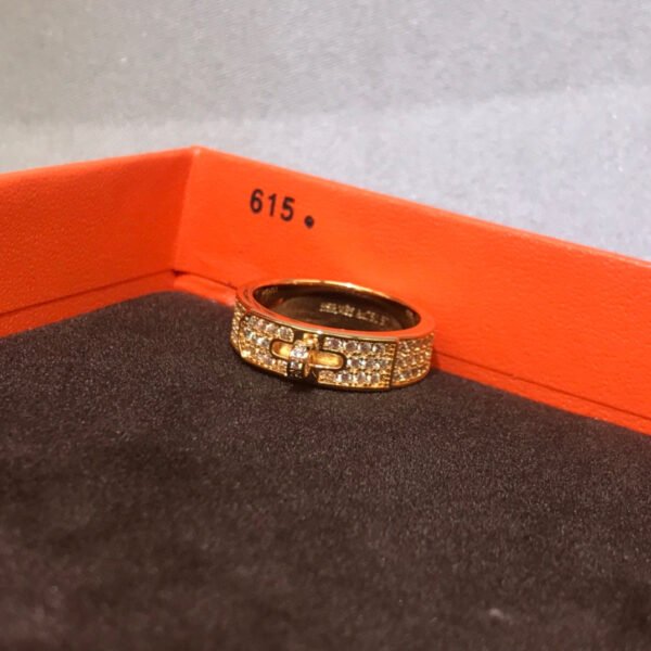 18K Gold plated Swarovski diamonds Ring.JW01 - Image 7