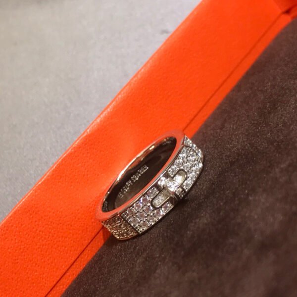 18K Gold plated Swarovski diamonds Ring.JW01 - Image 8