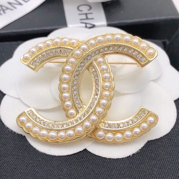 Rice Bead Diamond Brooch .JW01 - Image 4