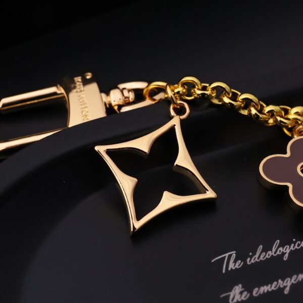 M01413  Monogram gold Metal Bag Charm Chain .JW01 - Image 6