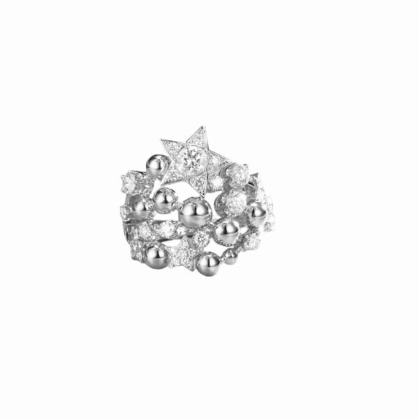 Medieval style Star ring 925 silver electroplated with thick gold .JW01 - Image 2