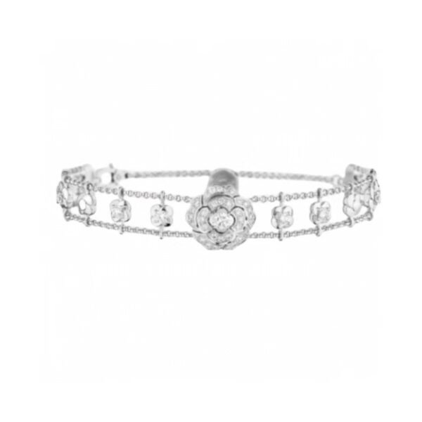 Diamond Camellia Bracelet Series 925 silver.JW01 - Image 2