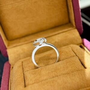 Windmill geometric flower Ring 925 sterling silver electroplated thick Gold .JW01