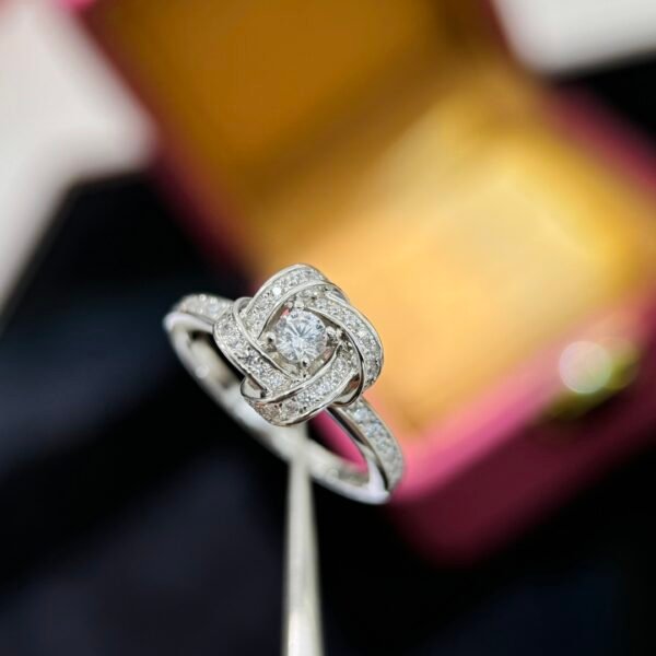 Windmill geometric flower Ring 925 sterling silver electroplated thick Gold .JW01 - Image 8