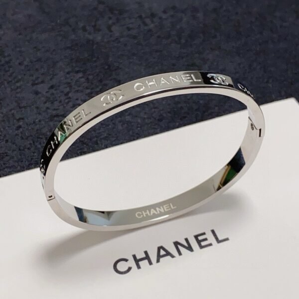 Engraved Letter Bracelet high-end stainless steel material Silver/Gold/Rose gold .JW01 - Image 6
