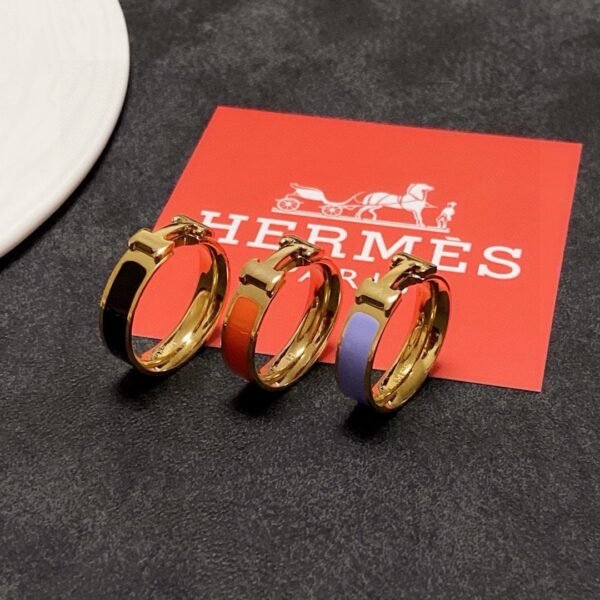 18K gold-plated with color, fine steel Ring .JW01 - Image 2