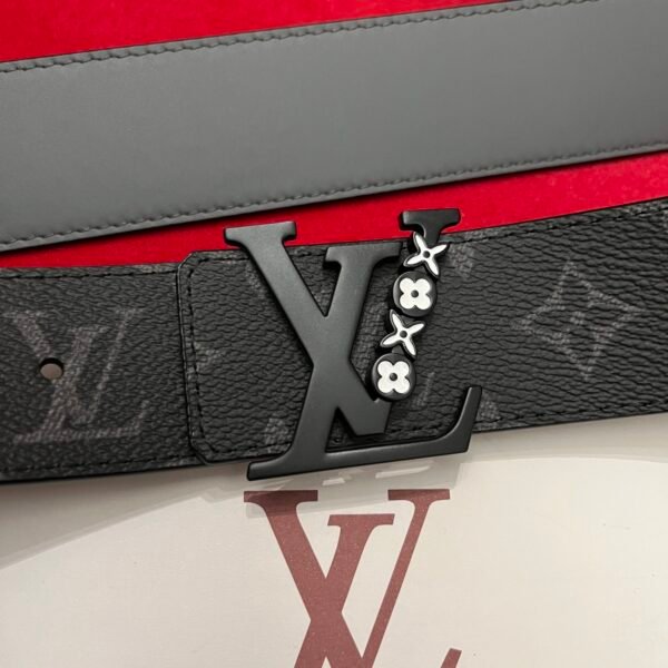 40mm Black letter buckle custom-made canvas fabric imported calfskin . - Image 8
