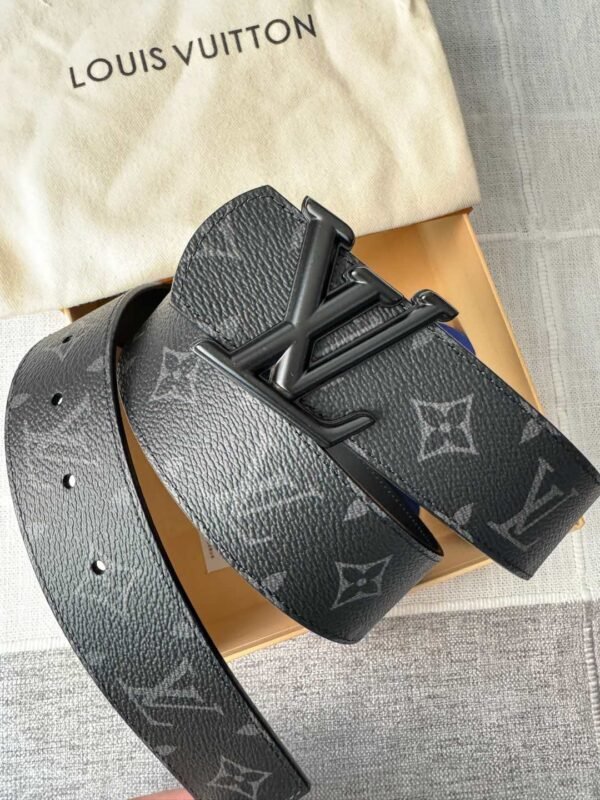 Double-sided canvas fabric with Calfskin metal buckle 4cm Belt. - Image 6