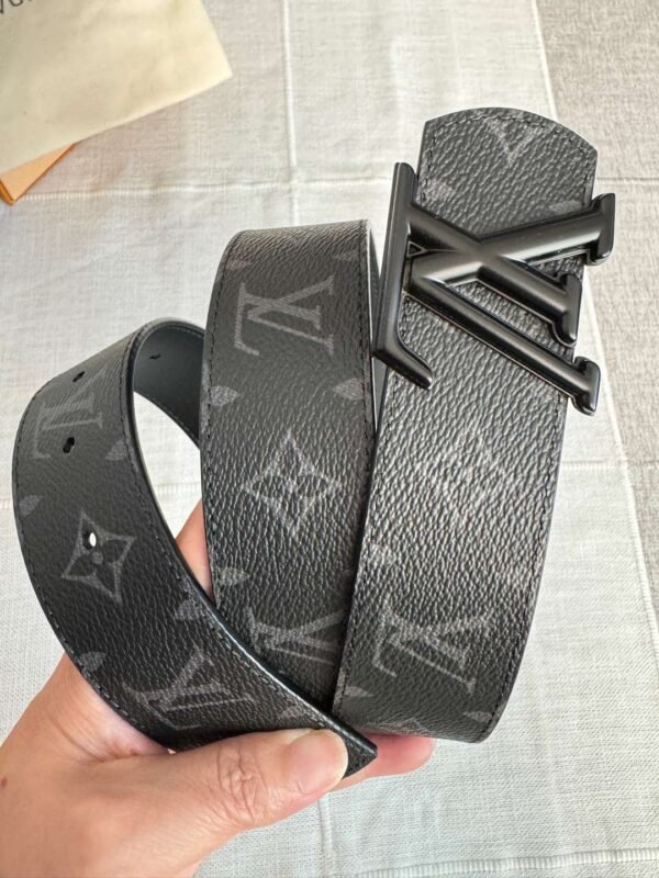 Double-sided canvas fabric with Calfskin metal buckle 4cm Belt. - Image 9