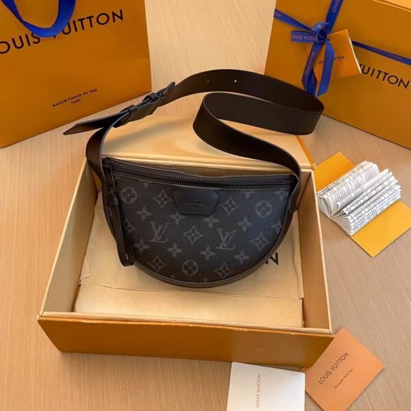 Moon Crossbody handbag made of Monogram eclipse canvas . - Image 2