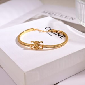 18k Gold Electroplated on consistent Brass material adjustable Bracelet .JW01