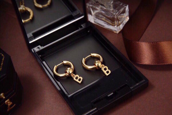 18K gold electroplated consistent brass material earrings .JW01 - Image 8