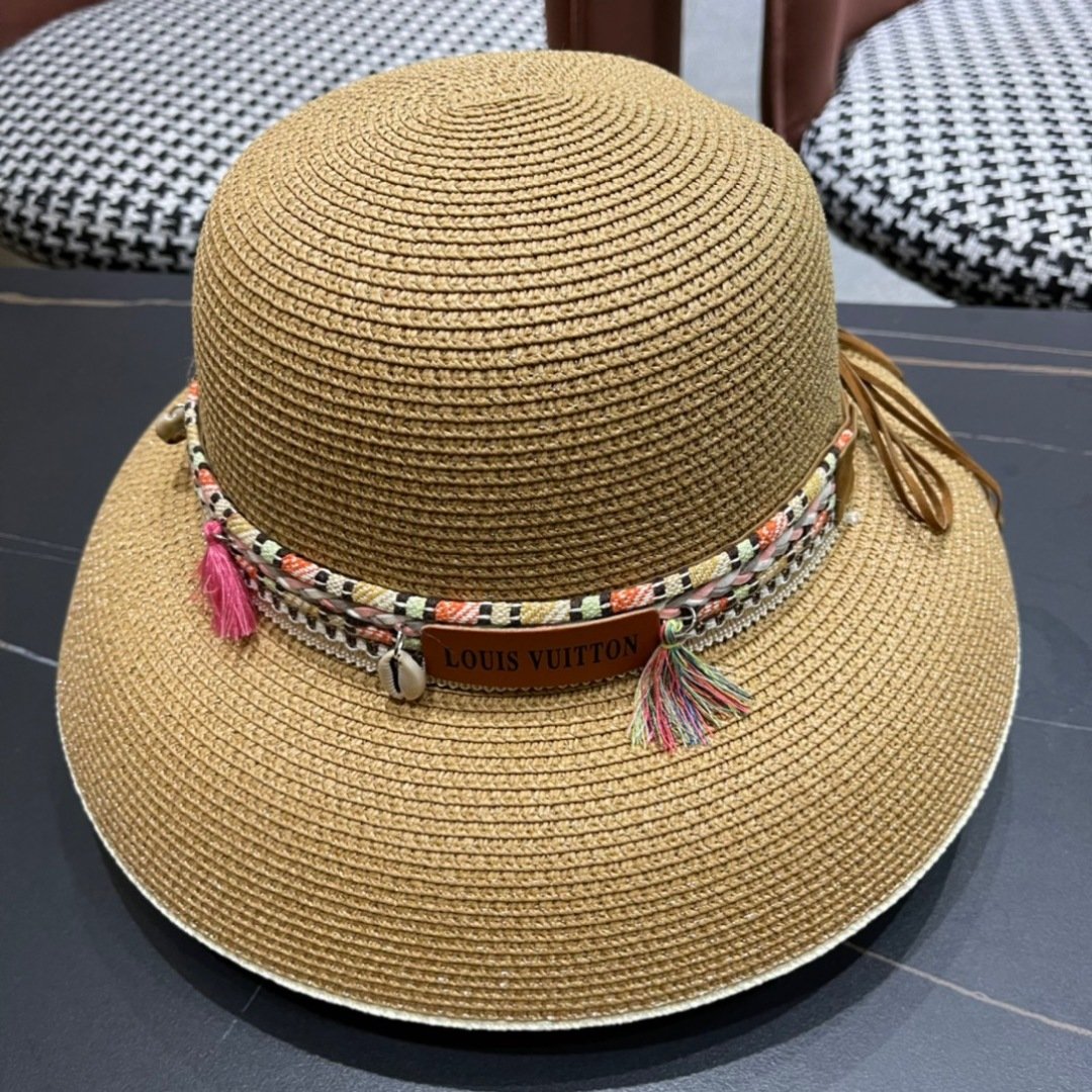 New premium quality Beach style sunshade straw hat .