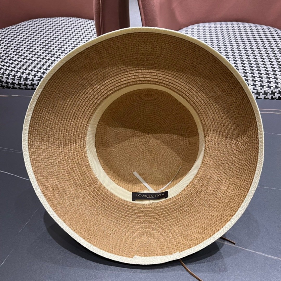 New premium quality Beach style sunshade straw hat . - Image 8