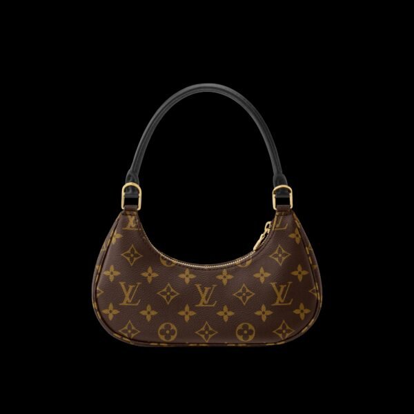 Catchy PM 100% genuine leather with removable gold-toned chain and key-shaped charm armpit bag . - Image 5