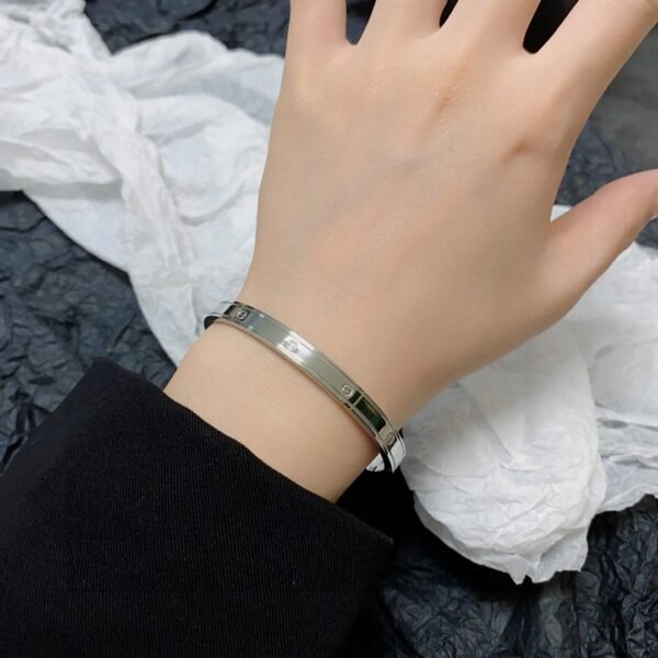 Imported Seiko colour preservation 18k gold-plated LθVE Bracelet. - Image 4