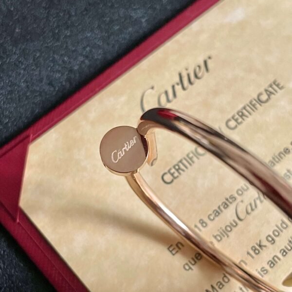 Micro diamond High-Quality thick imported Seiko colour preservation 18k Rose gold 360 degree logo engraving. - Image 2