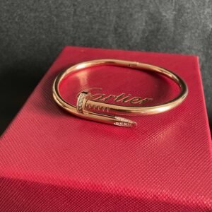 Micro diamond High-Quality thick imported Seiko colour preservation 18k Rose gold 360 degree logo engraving.