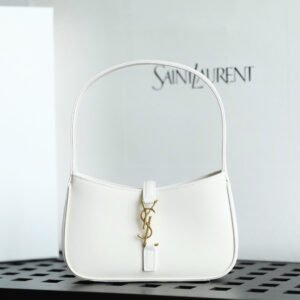 LE 5 À 7 MINI Suede lining with Light antique bronze brass hardware.