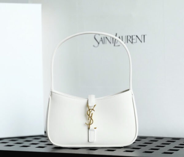 LE 5 À 7 MINI Suede lining with Light antique bronze brass hardware.