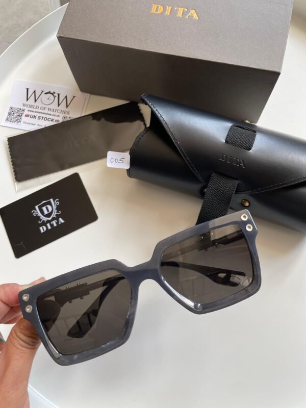 New Vintage Grey Sunglasses Imported Acetate Frame UV400 Polarized Lens High Quality with Anti-reflection coating.