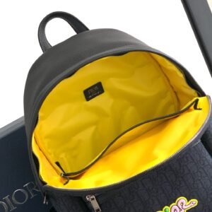 Alternative view of kAW$ limited collection Rider 2.0 backpack embossed cowhide leather with printed effect.