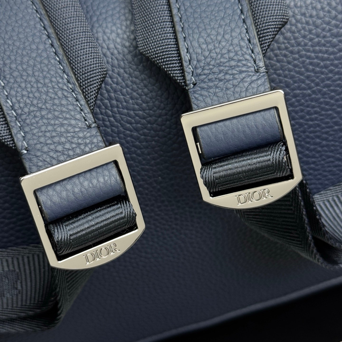 Gravity printed High quality embossed leather Daily flap backpack with magnetic buckle. - Image 4