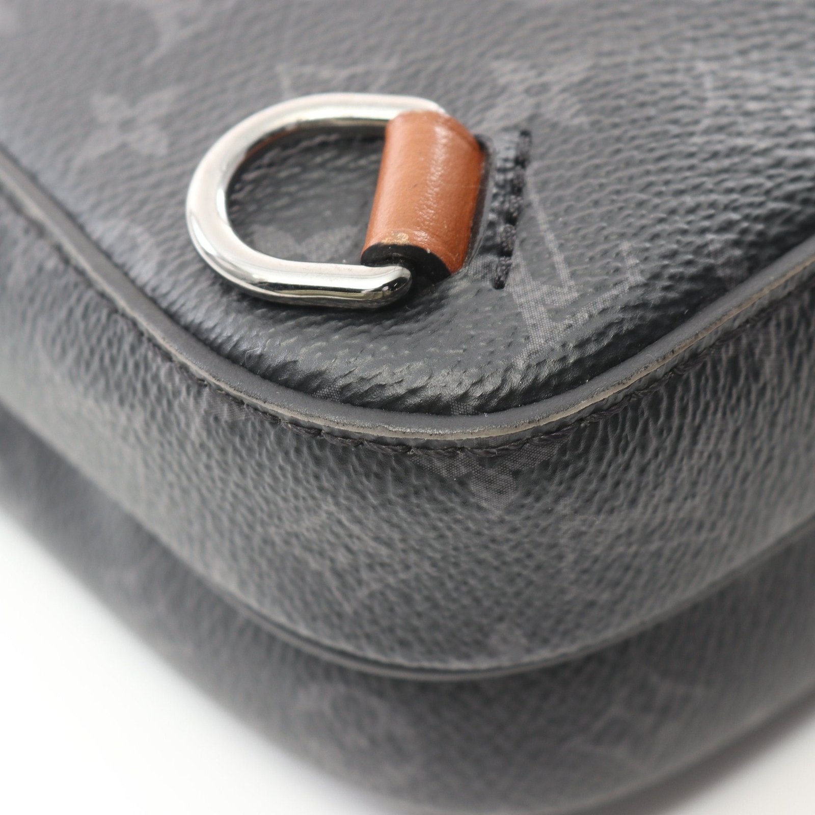 Premium quality Black Sling Bag Monogram Eclipse Body cowhide-Leather. - Image 8