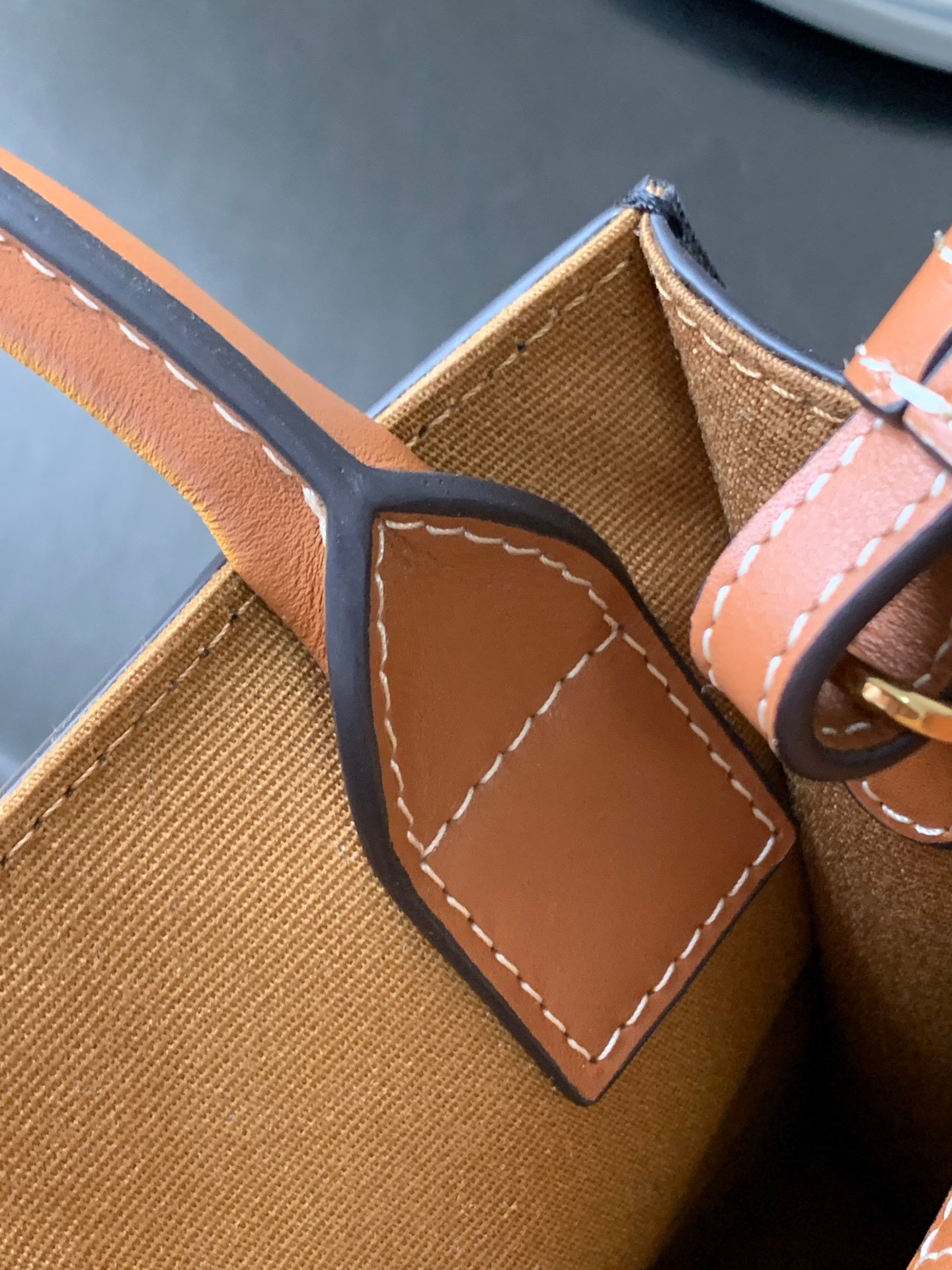 "Mini Cabas" very durable material, light and large capacity Cute Handbag can be shoulder,cross-body,hand-carry. - Image 8