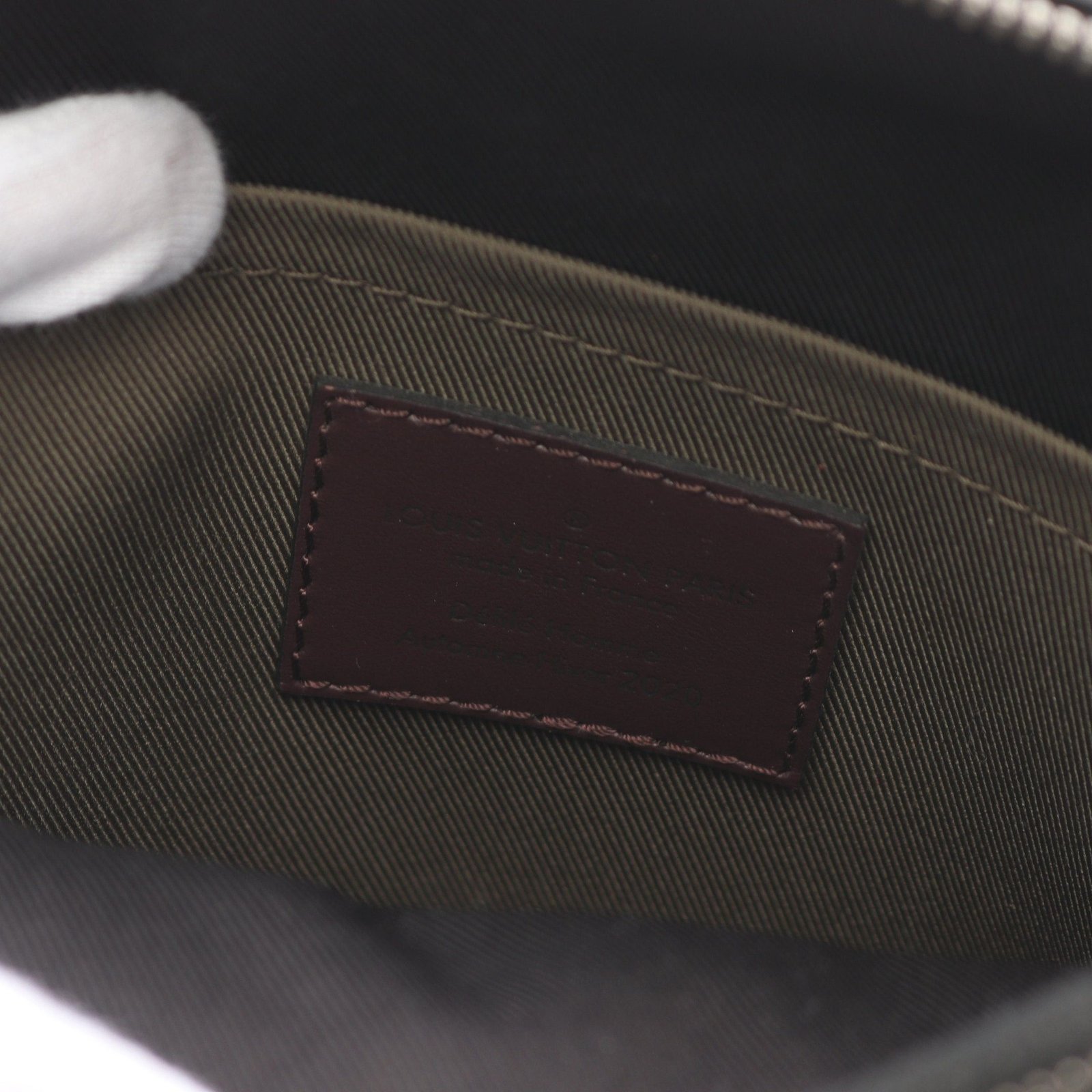 Premium quality Black Sling Bag Monogram Eclipse Body cowhide-Leather. - Image 5