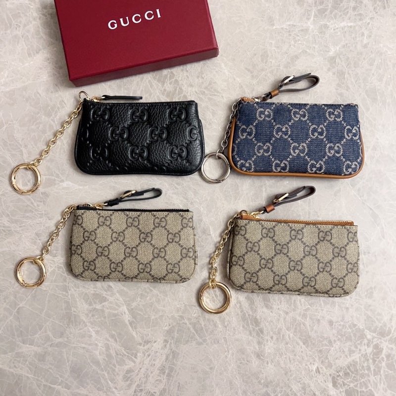 Brown-beige High-end PVC with original cowhide wallet /Key Pouch. - Image 7