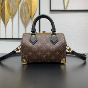 Alternative view of Speedy trunk handbag Monogram Canvas with Monogram Reverse trim.