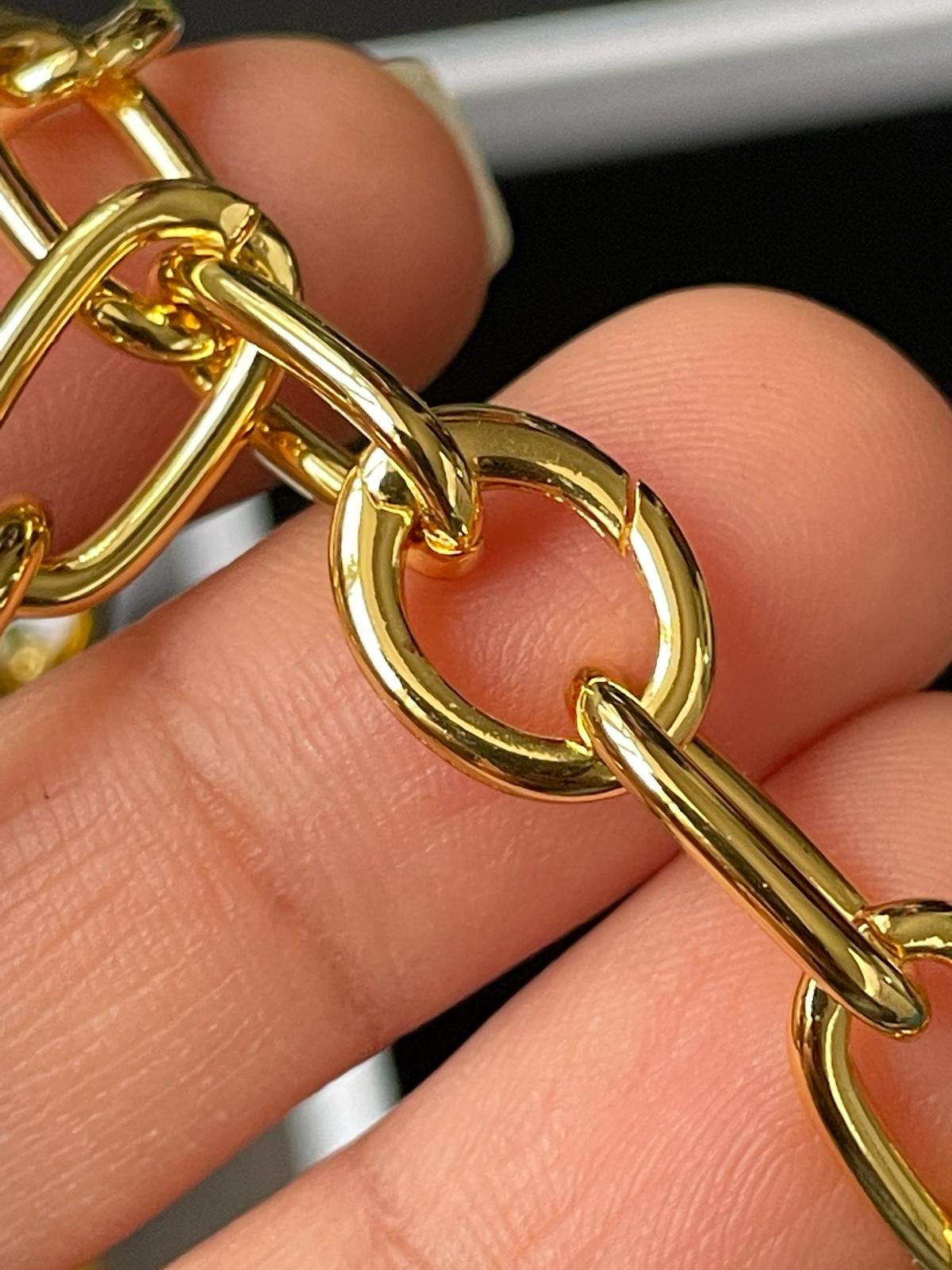 18K gold plated High grade Brass adjustable Necklace. - Image 6