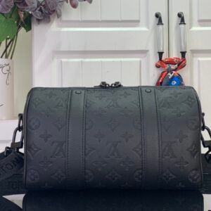 Alternative view of M26750  City Keepall handbag, Monogram Shadow calf leather with a removable, adjustable strap.