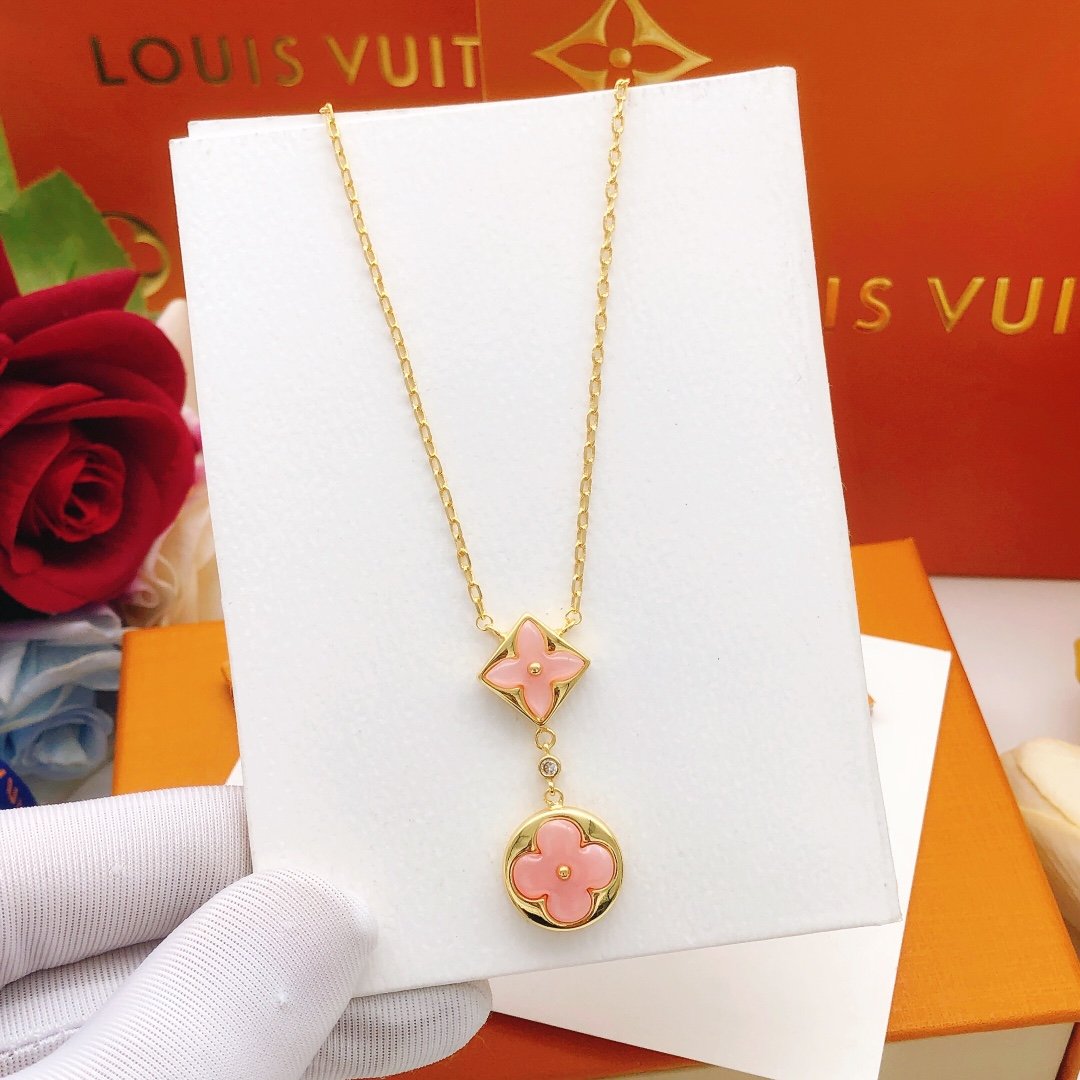 Color Blossom BB Necklace high quality Brass material as original. - Image 4